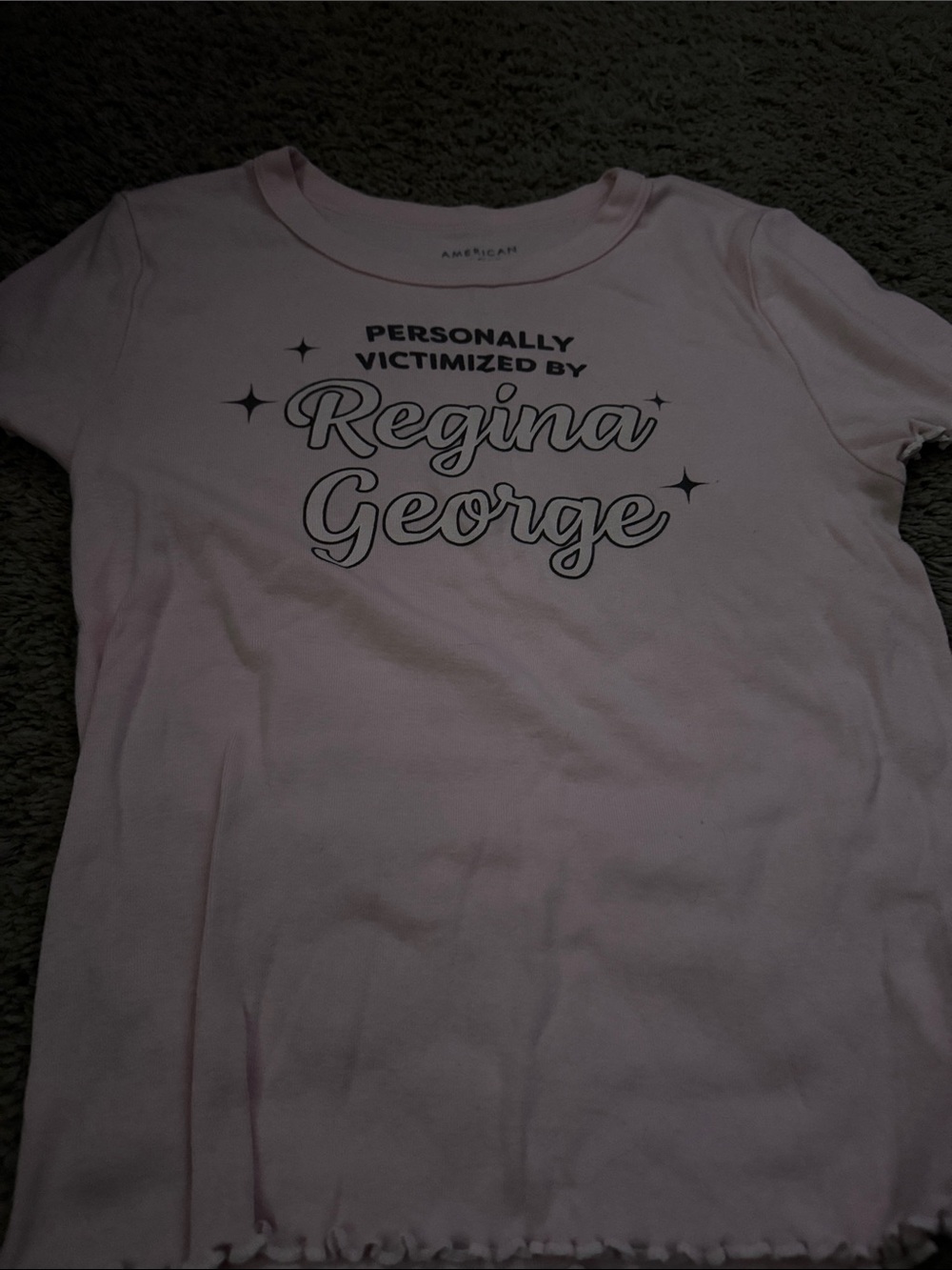 American Eagle Outfitters Pink "Regina George" Graphic Tee